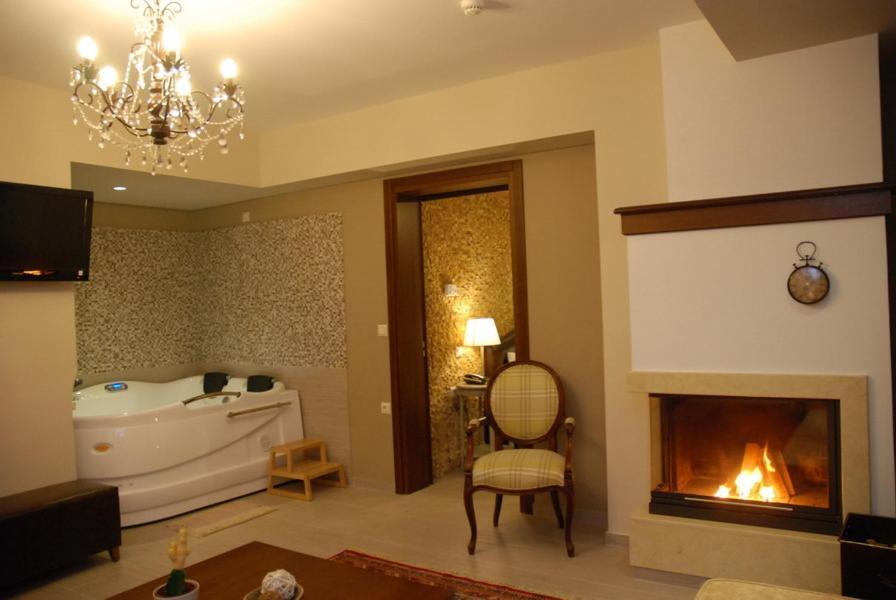 Agapi Luxury Hotel Káto Loutrákion Oda fotoğraf